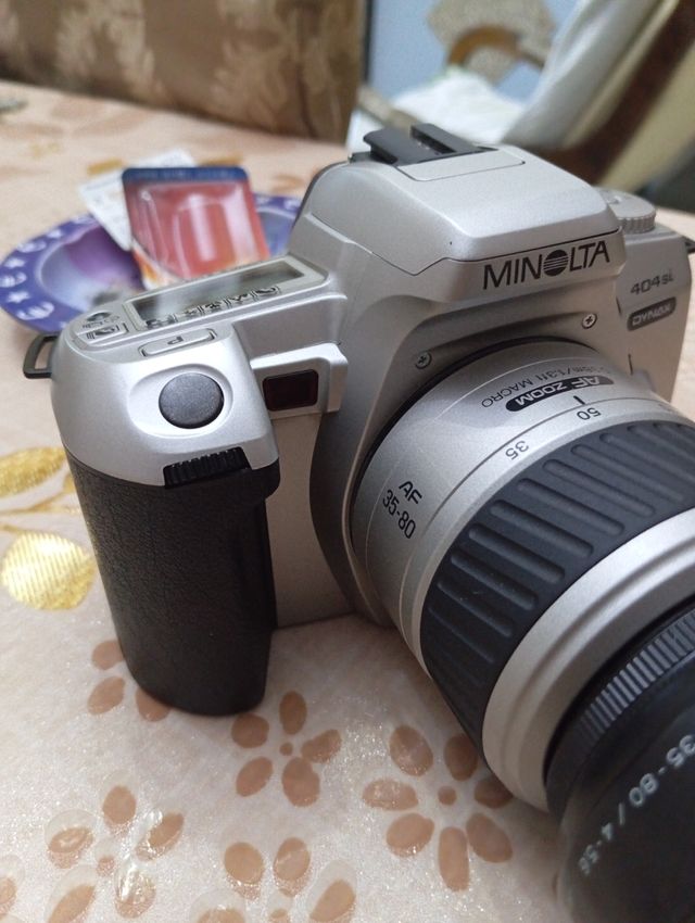 Macchina fotografica Minolta argento