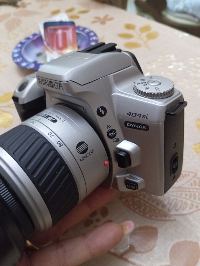 Macchina fotografica Minolta argento