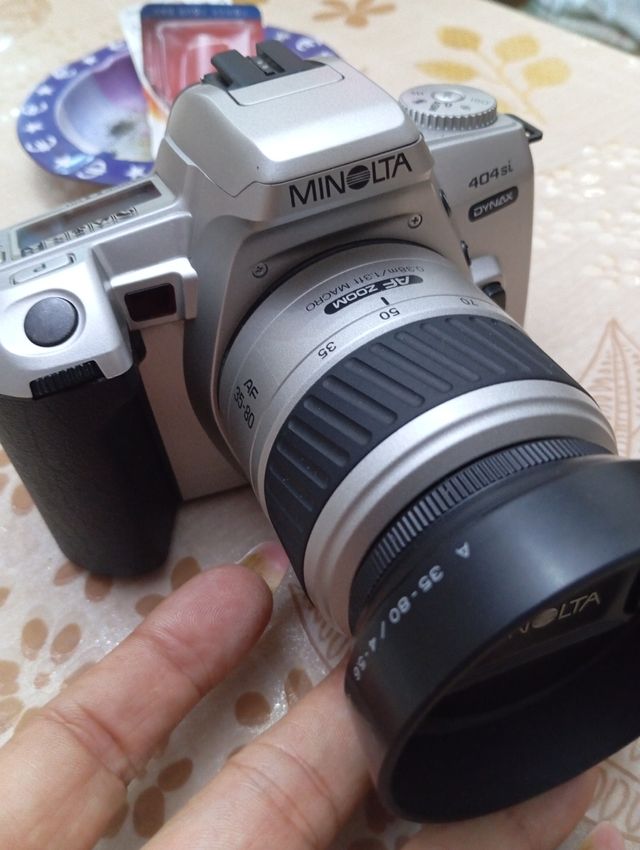 Macchina fotografica Minolta argento