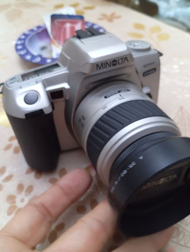 Macchina fotografica Minolta argento