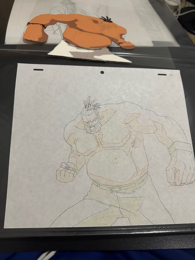 Cel Animación Virtua Fighter Original Japonés