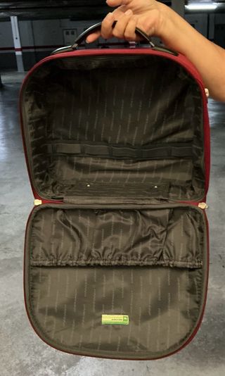 Maletín de viaje Greenwich rojo sin estrenar