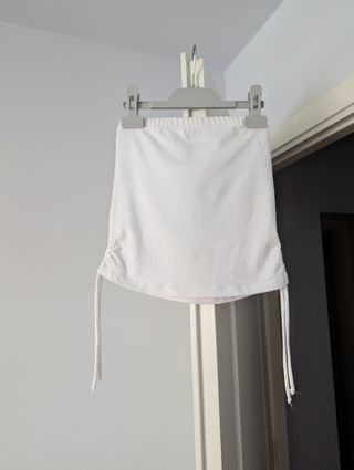 Top naranja o blanco o rosa o azul, con cordón lat