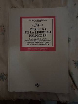 Derecho de la libertad religiosa