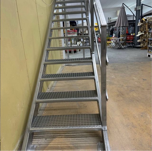 Escaleras galvanizadas