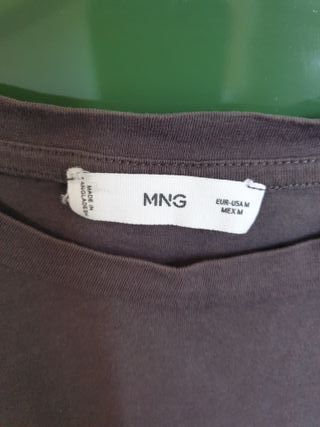 Camiseta Mango "Mi mundo no es real" Talla M