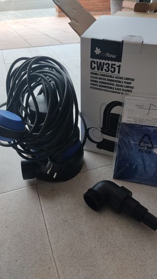 Bomba Sumergible Natflow CW351 Aguas Limpias