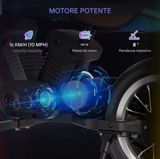 Moto elettrica bambini EVERCROSS 150W