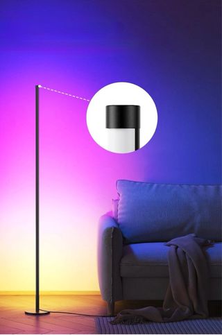 Lámpara de pie LED y RGB. PRECINTADA