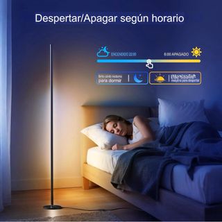 Lámpara de pie LED y RGB. PRECINTADA