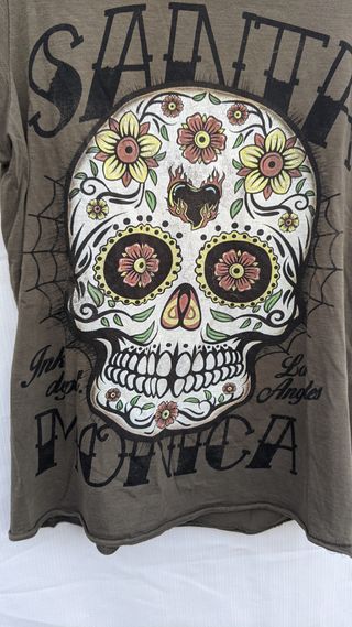 T-shirt Alcott Teschio S Verde Kaki