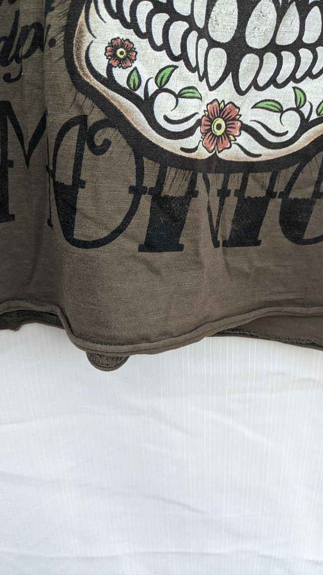 T-shirt Alcott Teschio S Verde Kaki