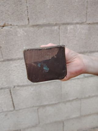 Virgen de la oliva metálica