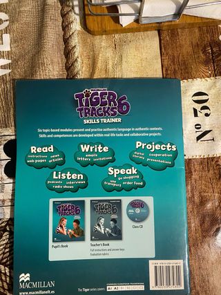 Tiger Tracks 6 - Libros Inglés Primaria