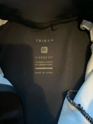 Giacca ciclismo Triban nera