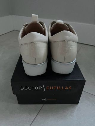 Zapatos deportivos Doctor Cutillas beige señora