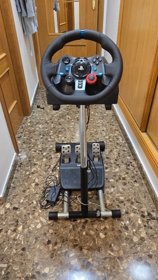 Volante Logitech G29 + Soporte Wheel Stand Pro