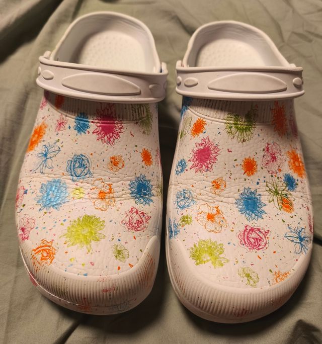 Zuecos Sanitarios Dian Multicolor Flores