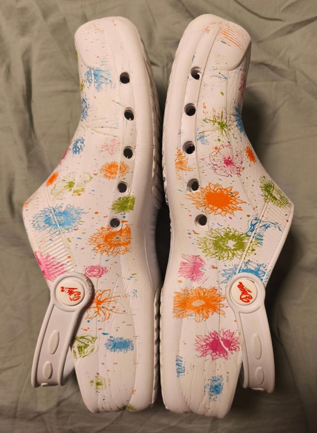 Zuecos Sanitarios Dian Multicolor Flores