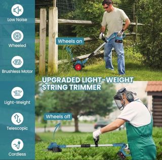 Cortacésped a batería 21V