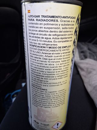 Tapa Fugas Radiador AG 2150 G