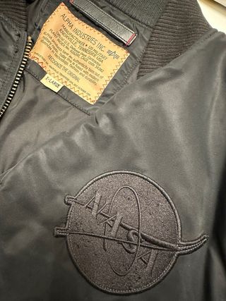 Chaqueta Bomber Alpha Industries Negra Talla XL