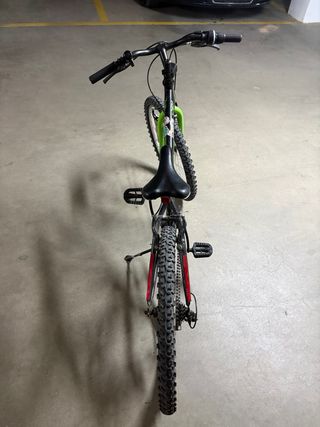 Bicicleta 24 Negra y Verde