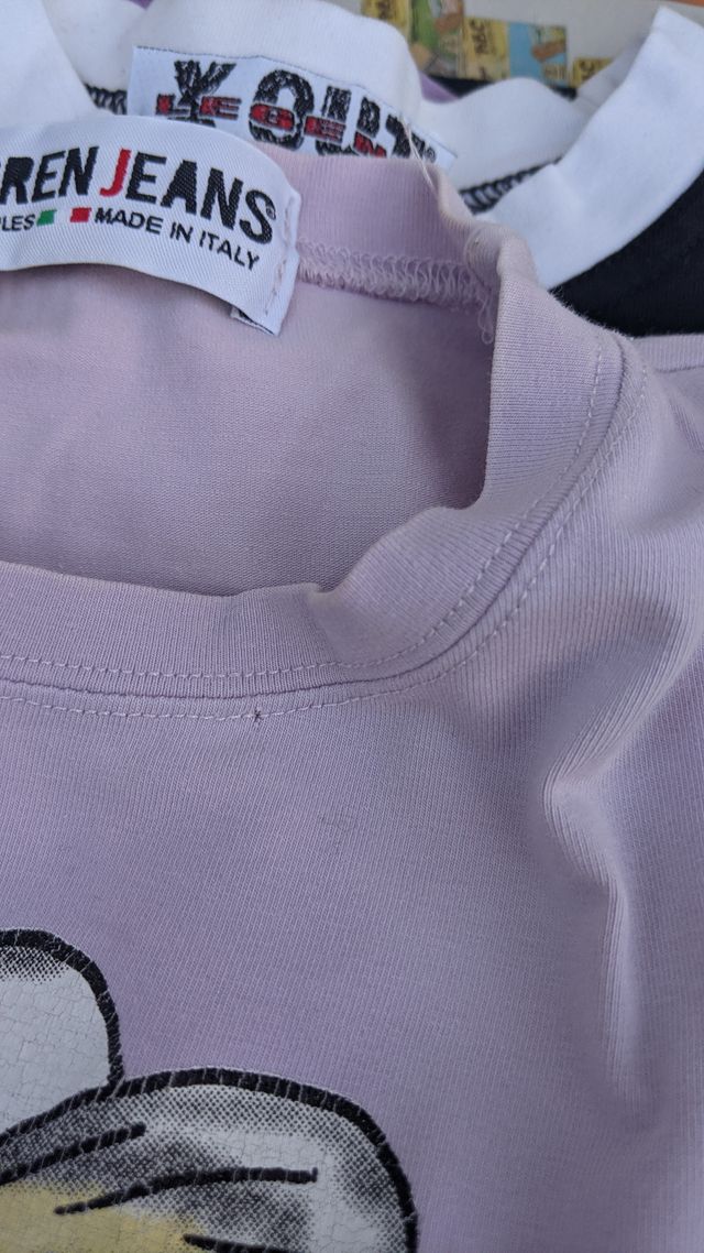 Maglietta Lilla Popeye Warren Jeans