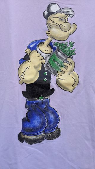 Maglietta Lilla Popeye Warren Jeans