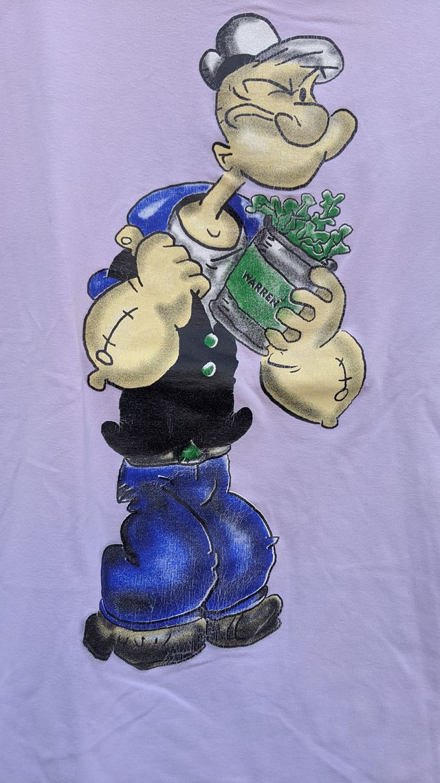 Maglietta Lilla Popeye Warren Jeans