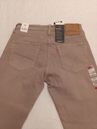Pantalón Levi's 511 Slim Beige Talla 31x34