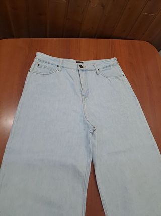 Pantalón Lee Ancho Azul