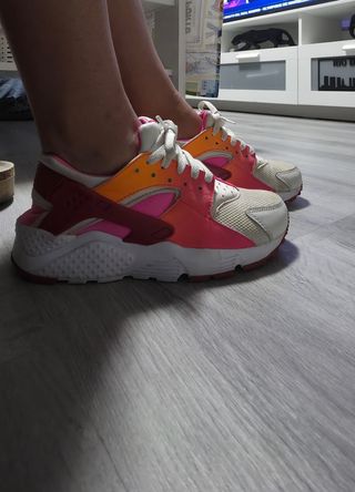 Nike Huarache Pink Orange