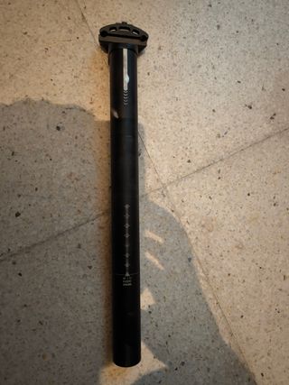 Tija sillín bicicleta negra