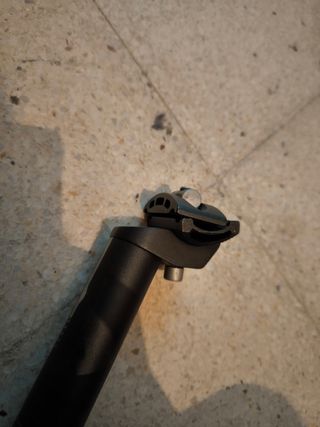 Tija sillín bicicleta negra