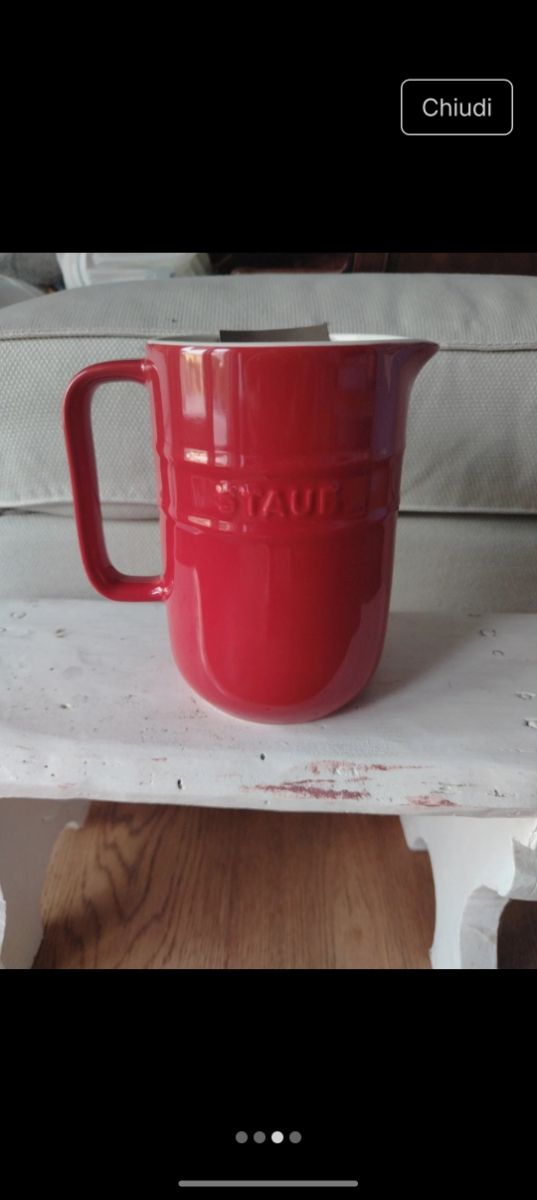 Caraffa Brocca Staub 1 Litro Rossa