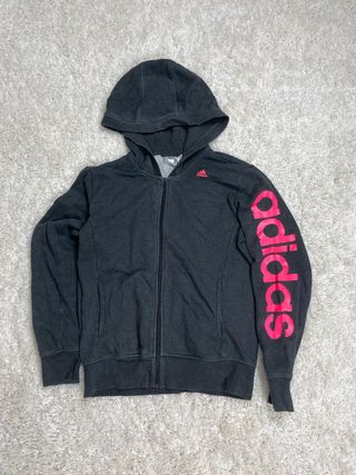 ¡¡GANGA!! Talla S Chaqueta Adidas Climalite Negra