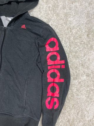 ¡¡GANGA!! Talla S Chaqueta Adidas Climalite Negra