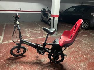 Bicicleta Eléctrica Plegable FREEL Negra
