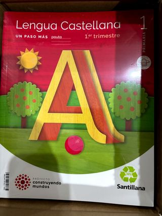 Pack 3 libros lengua castellana 1 primaria 