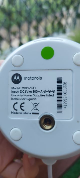 Cámara Vigilabebés Motorola MBP36SC gran distancia