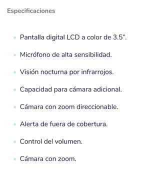 Cámara Vigilabebés Motorola MBP36SC gran distancia