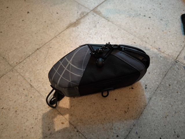 Alforja sillin Btwin para bicicleta