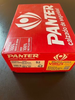 Zapatos de seguridad negros talla 42. A estrenar,