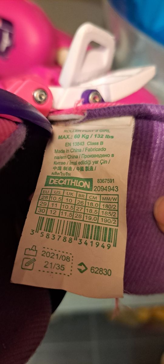 Patines en línea Oxelo talla 3