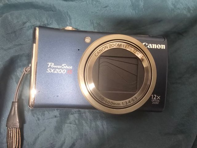 Canon PowerShot SX200 IS Cámara Digital Azul