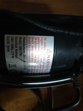 Pompa elettrica con controllo