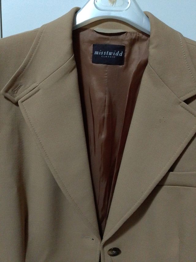 Giacca classica donna beige Misstwidd