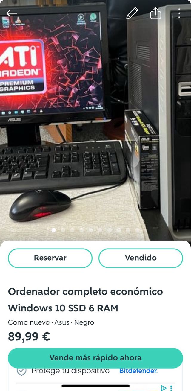 Ordenadores completos económicos, estudiar, jugar 