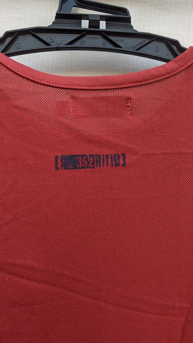 Maglietta Rifle Uomo Manica Corta Cotone Rossa S